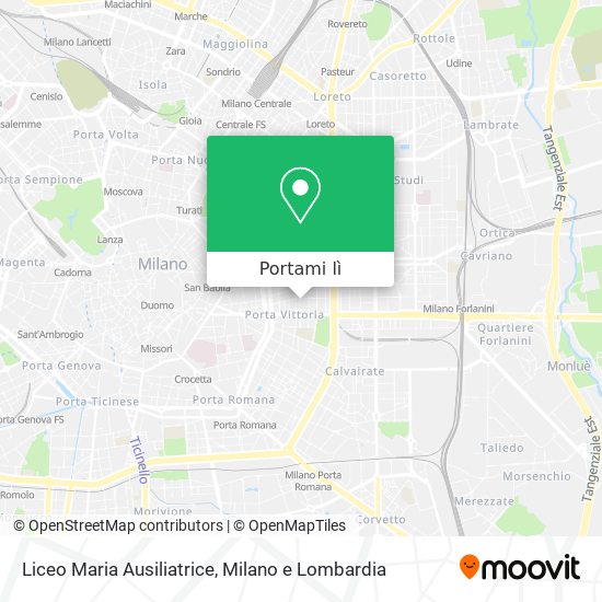 Mappa Liceo Maria Ausiliatrice