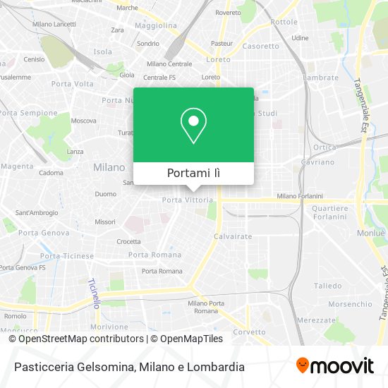 Mappa Pasticceria Gelsomina