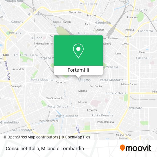 Mappa Consulnet Italia