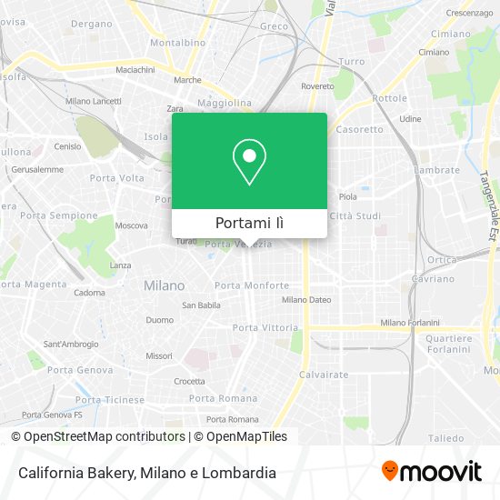 Mappa California Bakery