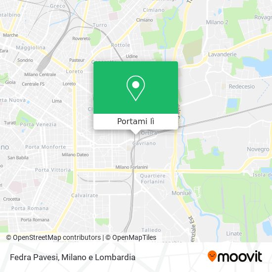 Mappa Fedra Pavesi