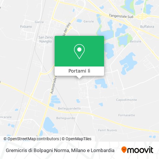 Mappa Gremicris di Bolpagni Norma