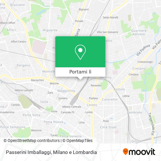 Mappa Passerini Imballaggi