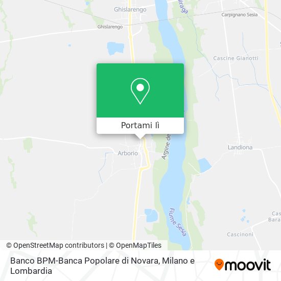 Mappa Banco BPM-Banca Popolare di Novara