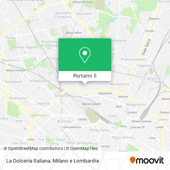 Mappa La Dolceria Italiana