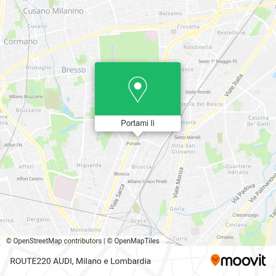 Mappa ROUTE220 AUDI