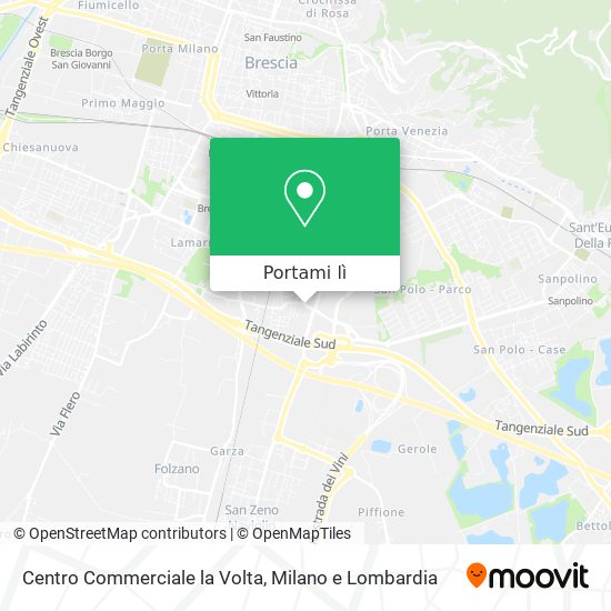 Mappa Centro Commerciale la Volta