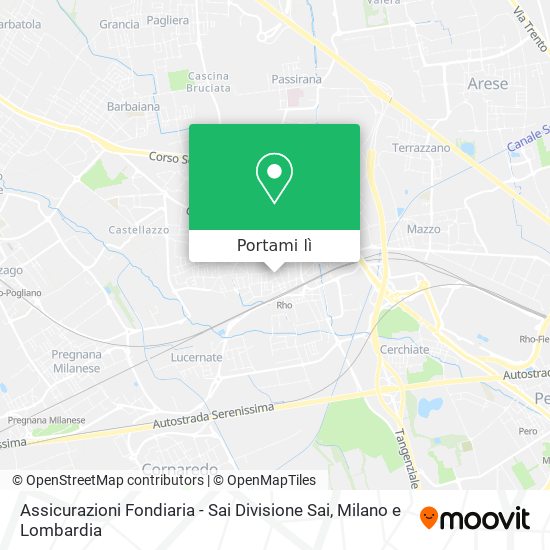 Mappa Assicurazioni Fondiaria - Sai Divisione Sai