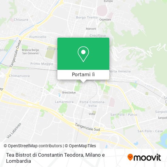 Mappa Tea Bistrot di Constantin Teodora