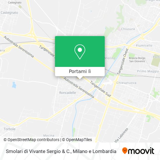 Mappa Smolari di Vivante Sergio & C.