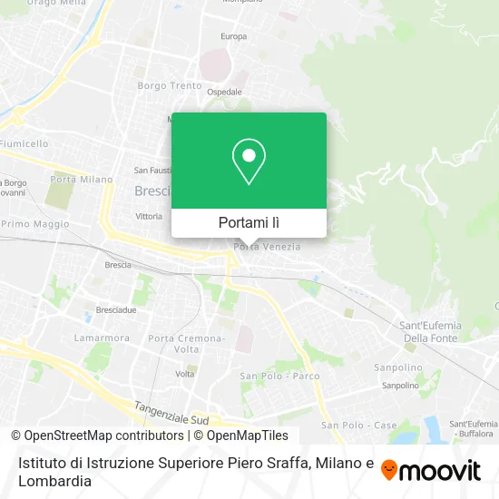 Mappa Istituto di Istruzione Superiore Piero Sraffa