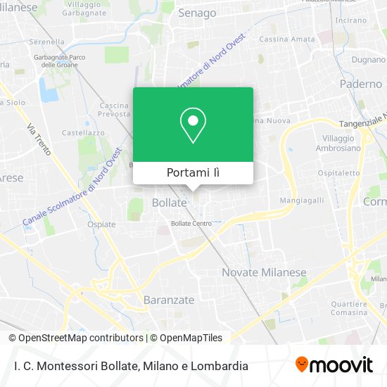 Mappa I. C. Montessori Bollate