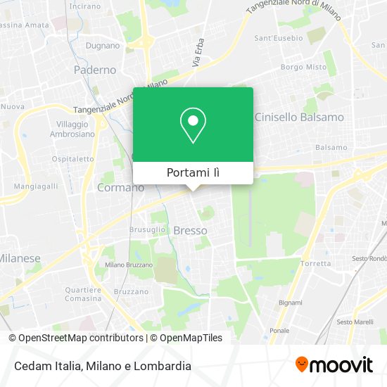 Mappa Cedam Italia