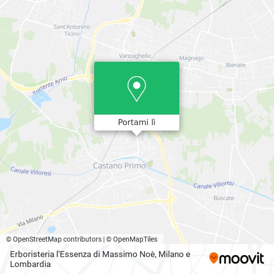 Mappa Erboristeria l'Essenza di Massimo Noè