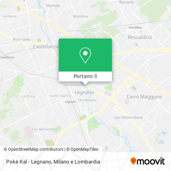 Mappa Pokè Kal - Legnano