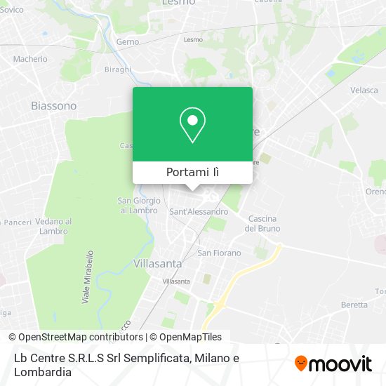 Mappa Lb Centre S.R.L.S Srl Semplificata