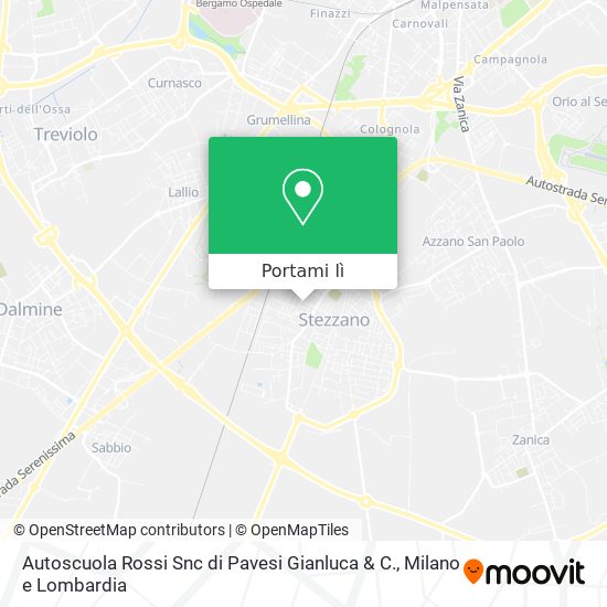 Mappa Autoscuola Rossi Snc di Pavesi Gianluca & C.