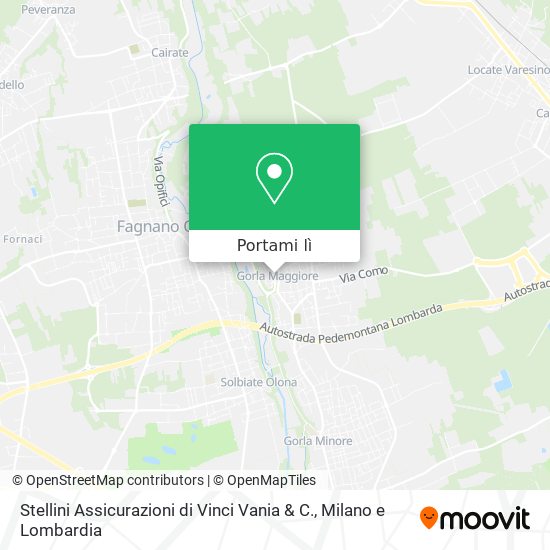 Mappa Stellini Assicurazioni di Vinci Vania & C.