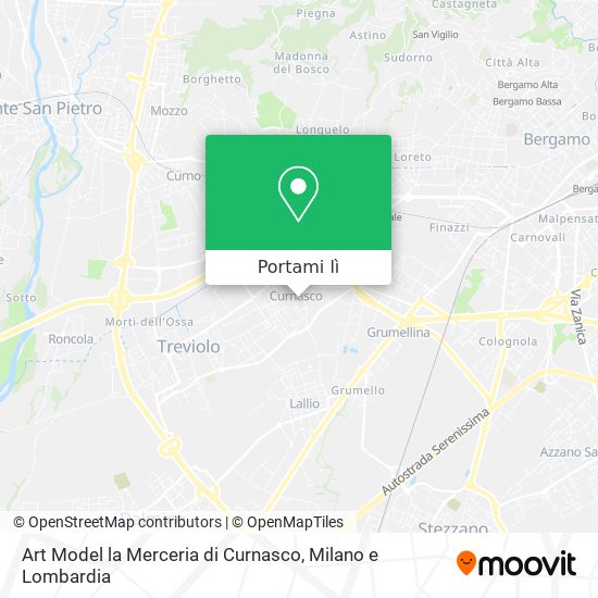 Mappa Art Model la Merceria di Curnasco