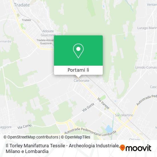 Mappa Il Torley Manifattura Tessile - Archeologia Industriale
