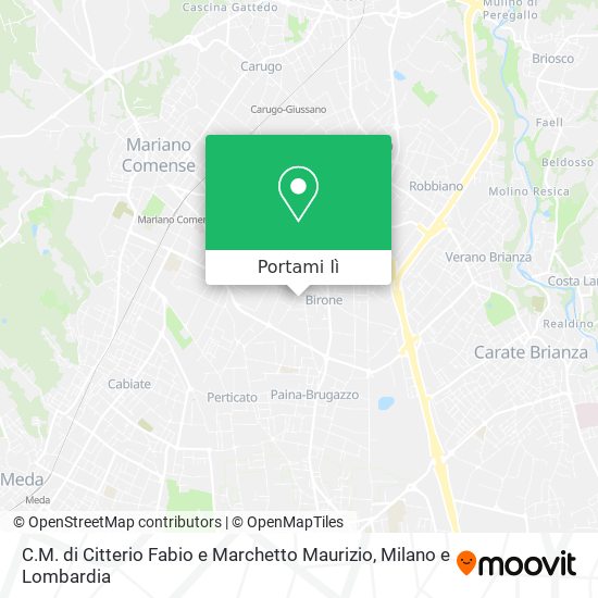 Mappa C.M. di Citterio Fabio e Marchetto Maurizio