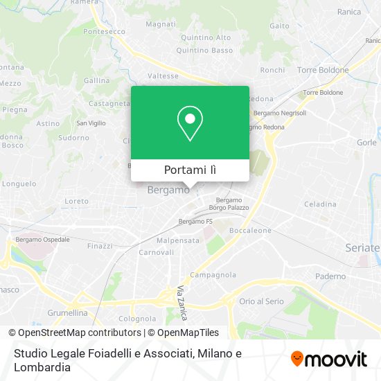 Mappa Studio Legale Foiadelli e Associati