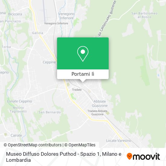 Mappa Museo Diffuso Dolores Puthod - Spazio 1