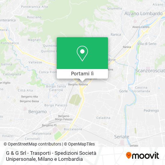 Mappa G & G Srl - Trasporti - Spedizioni Società Unipersonale