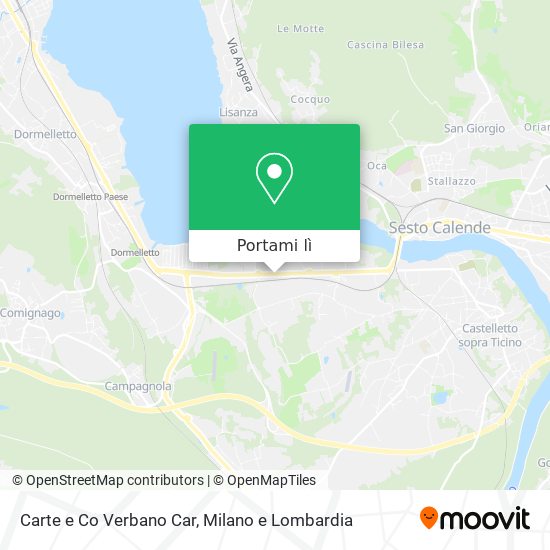 Mappa Carte e Co Verbano Car