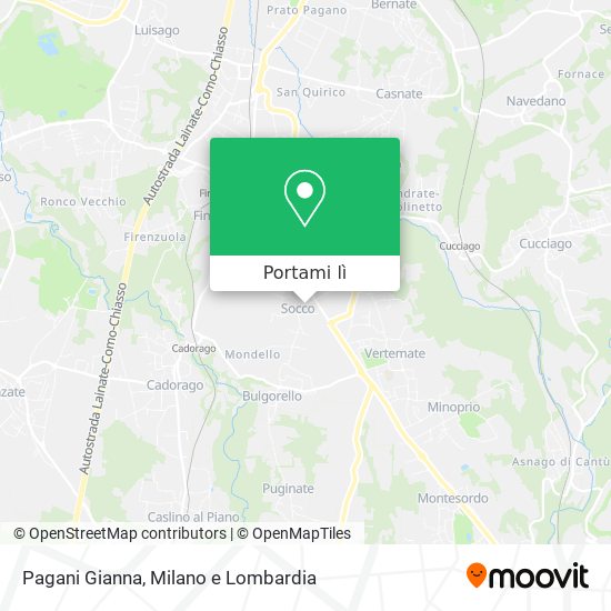 Mappa Pagani Gianna