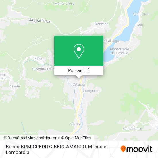 Mappa Banco BPM-CREDITO BERGAMASCO