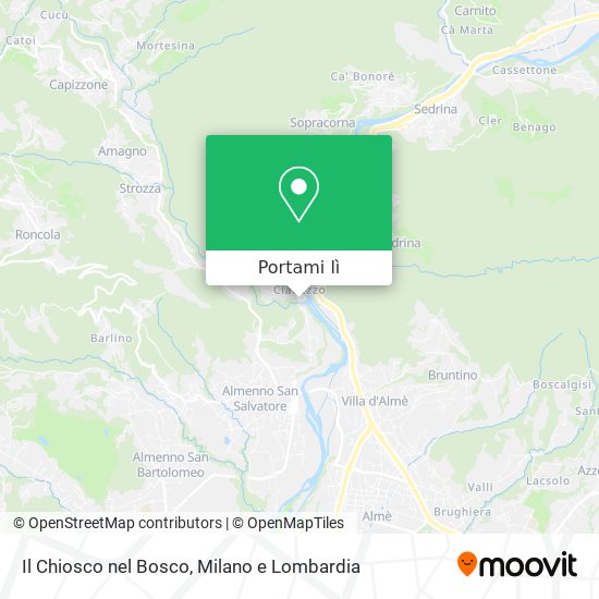 Mappa Il Chiosco nel Bosco