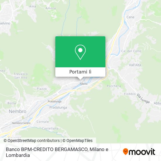 Mappa Banco BPM-CREDITO BERGAMASCO