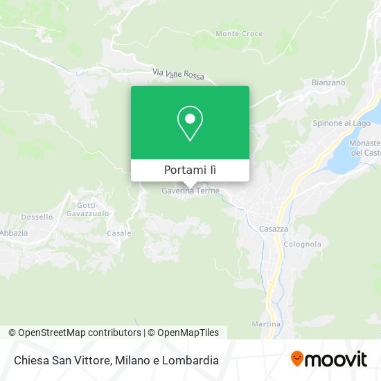 Mappa Chiesa San Vittore