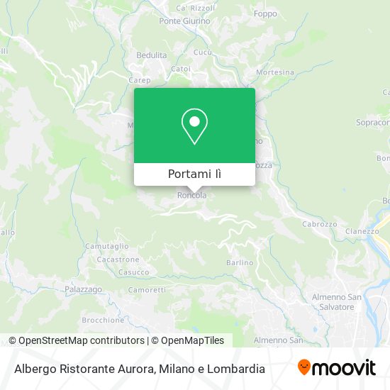 Mappa Albergo Ristorante Aurora