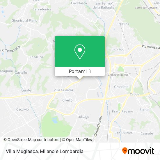 Mappa Villa Mugiasca