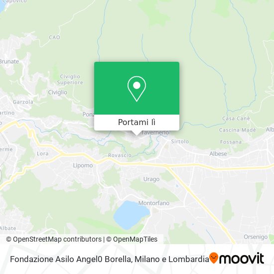 Mappa Fondazione Asilo Angel0 Borella