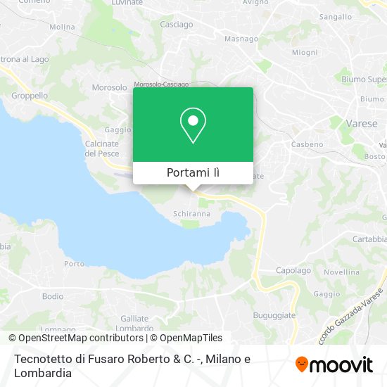 Mappa Tecnotetto di Fusaro Roberto & C. -