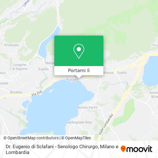 Mappa Dr. Eugenio di Sclafani - Senologo Chirurgo