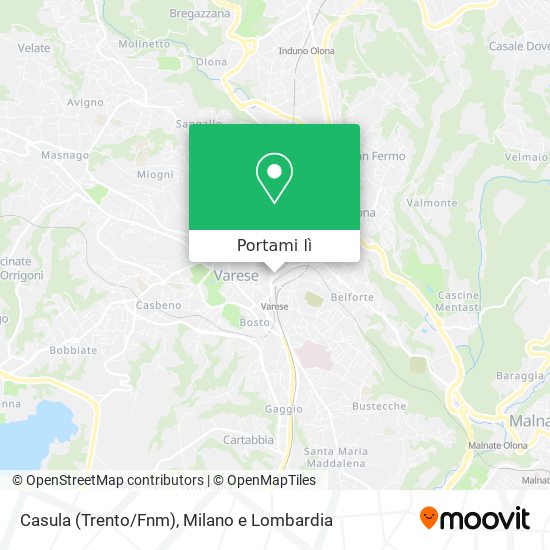 Mappa Casula (Trento/Fnm)