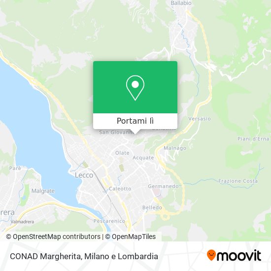 Mappa CONAD Margherita
