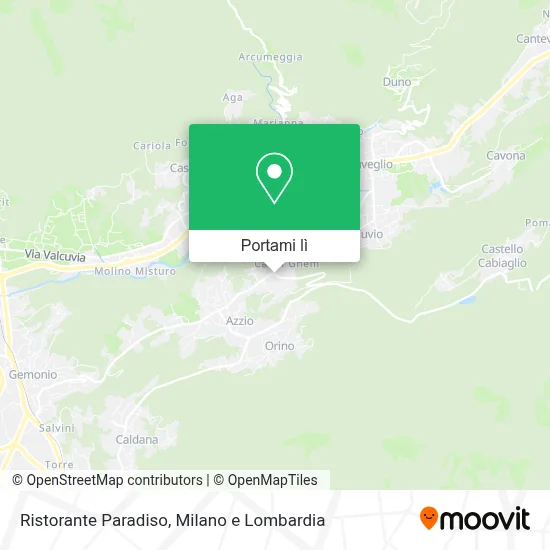 Mappa Ristorante Paradiso