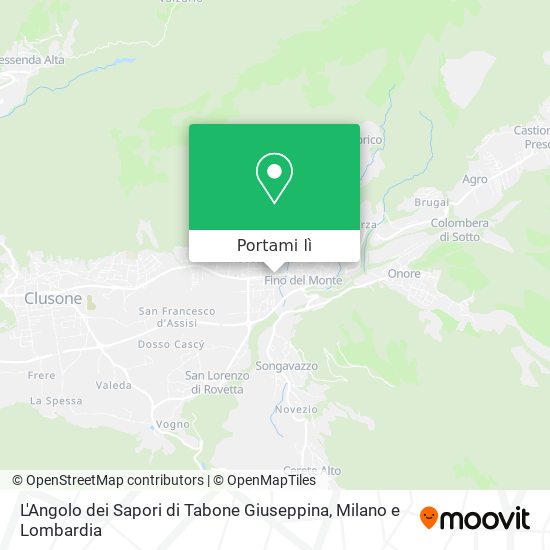 Mappa L'Angolo dei Sapori di Tabone Giuseppina