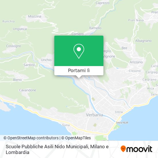 Mappa Scuole Pubbliche Asili Nido Municipali
