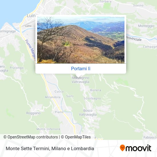 Mappa Monte Sette Termini