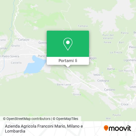 Mappa Azienda Agricola Franconi Mario