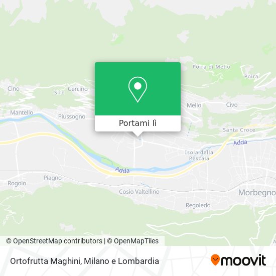 Mappa Ortofrutta Maghini