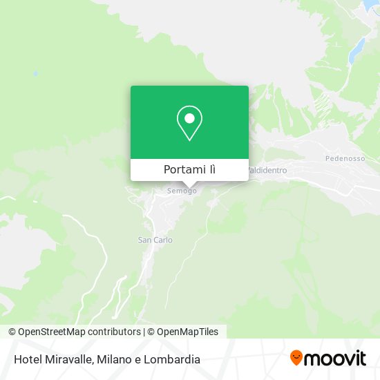 Mappa Hotel Miravalle
