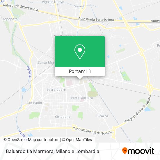 Mappa Baluardo La Marmora