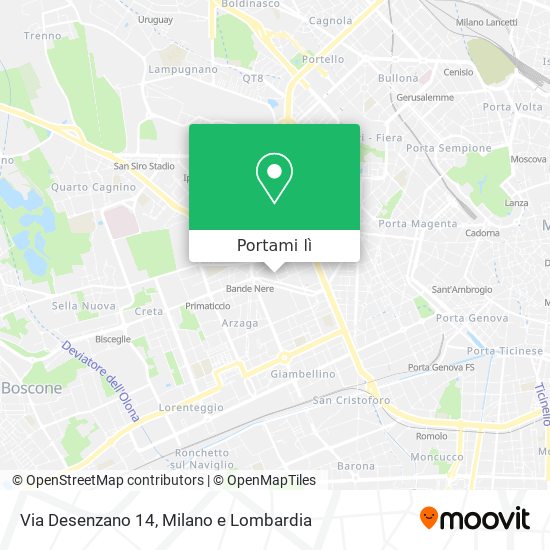 Mappa Via Desenzano 14